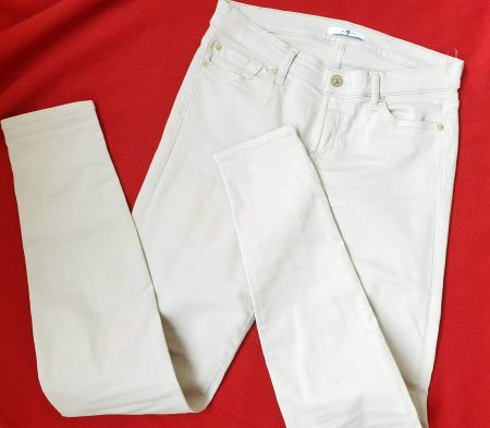 7 FOR ALL MANKIND S 36 SKINNY COLORED SLIM Jeans hose top