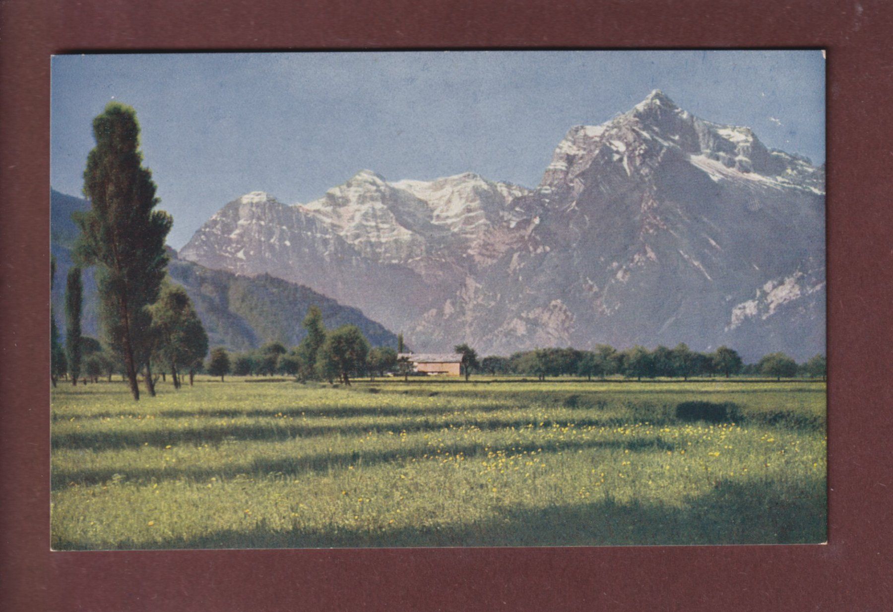 Cartoline postali: GLÄRNISCH - Rautispitze – Usato da Pully venduto da nicecards