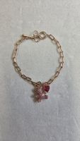 Rosa Armband mit Bärli Anhänger, neuwertig!💖🐻  (50)