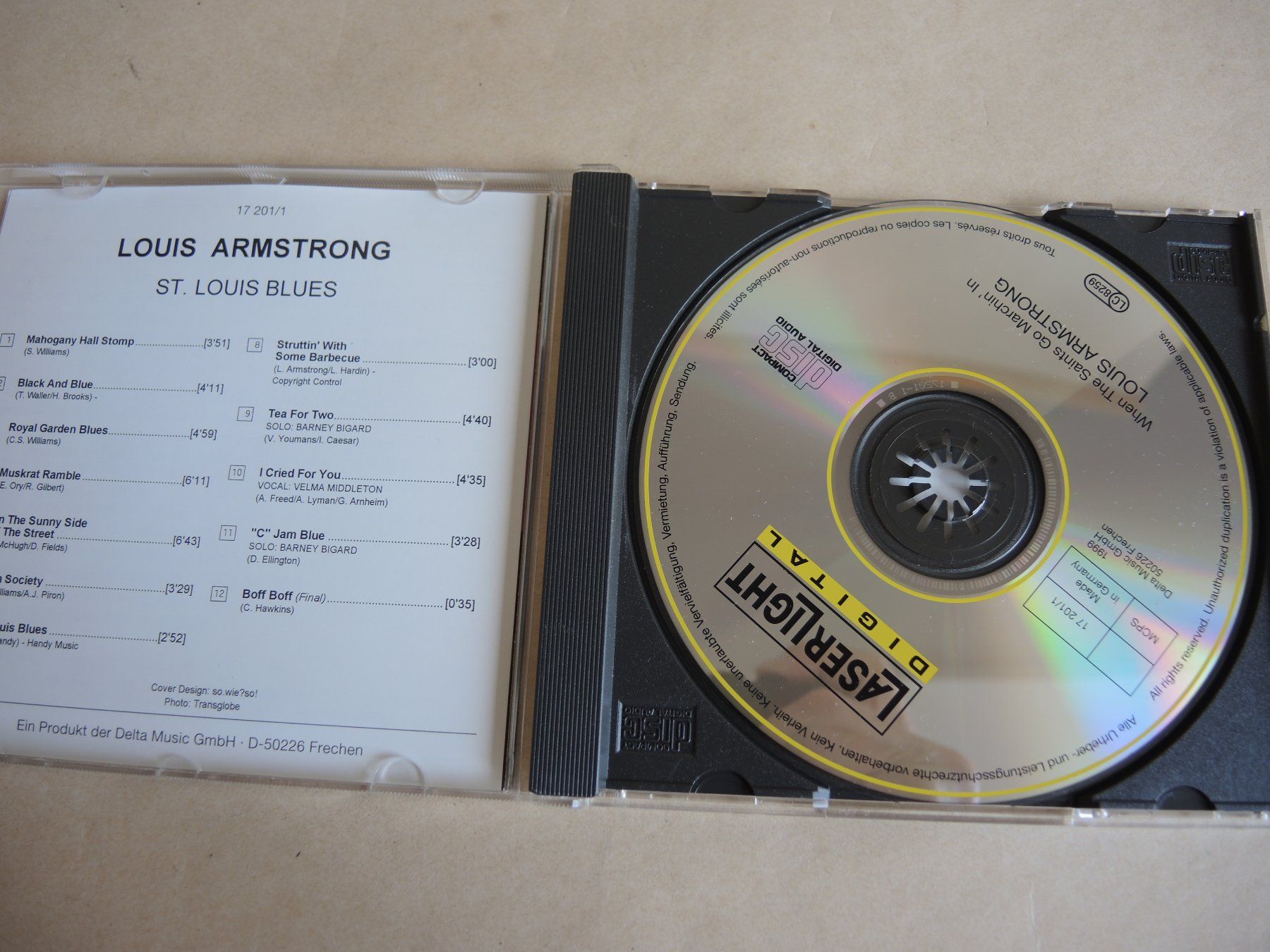 CD: CD - Louis Armstrong - St. Louis Blues – Usato da Rorschach venduto da maeck8 1