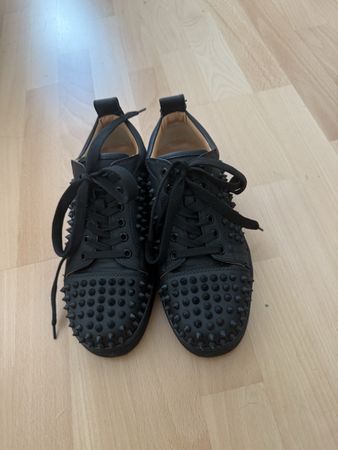 Christian Louboutin Sneakers Schwarz - Grösse38 Top!