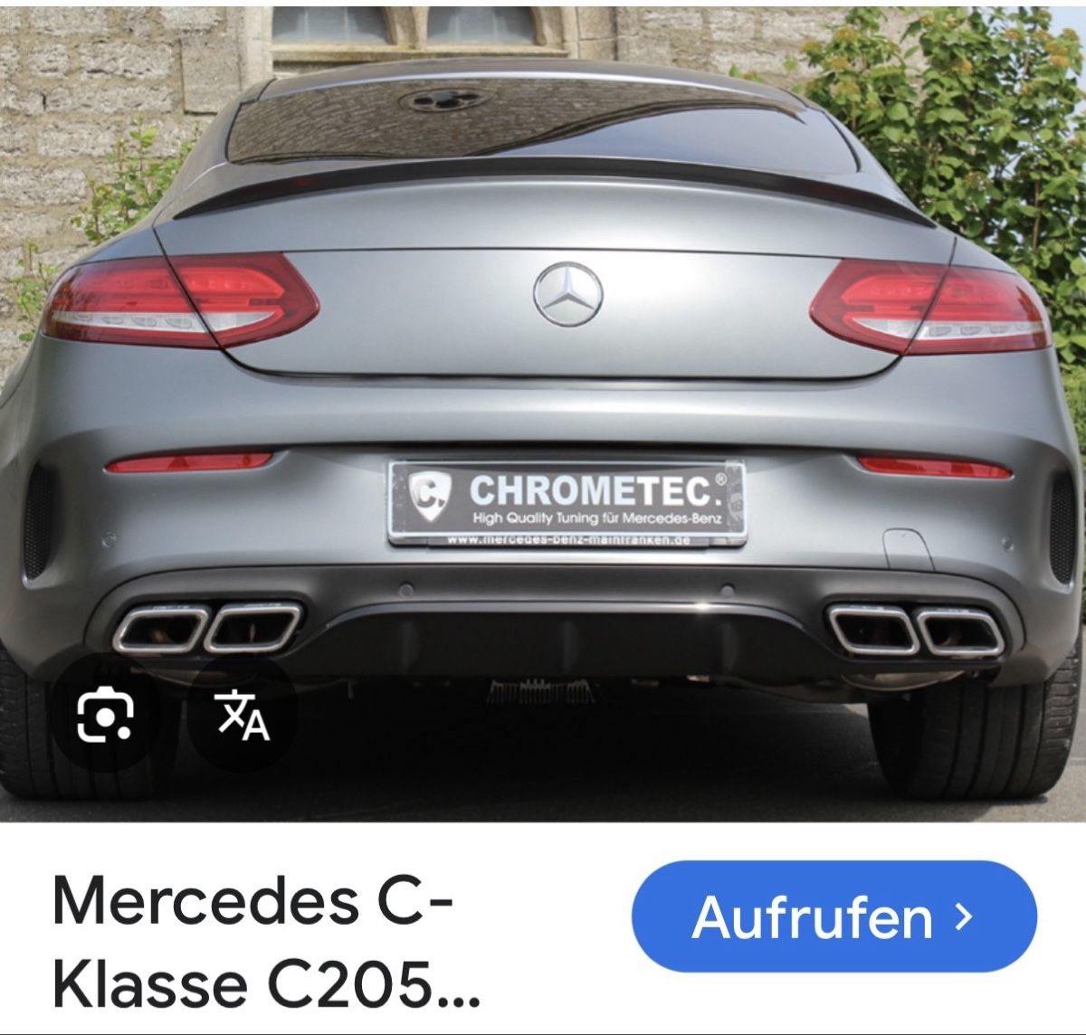 Duftöldiffusoren: Mercedes C Klase 65 AMG  Diffuser Spolier – Gebraucht aus uster von automen 4