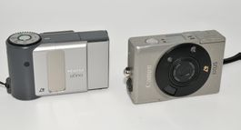 2 Stück APS Kompakt Kameras für Bastler/Sammler, Canon IXUS