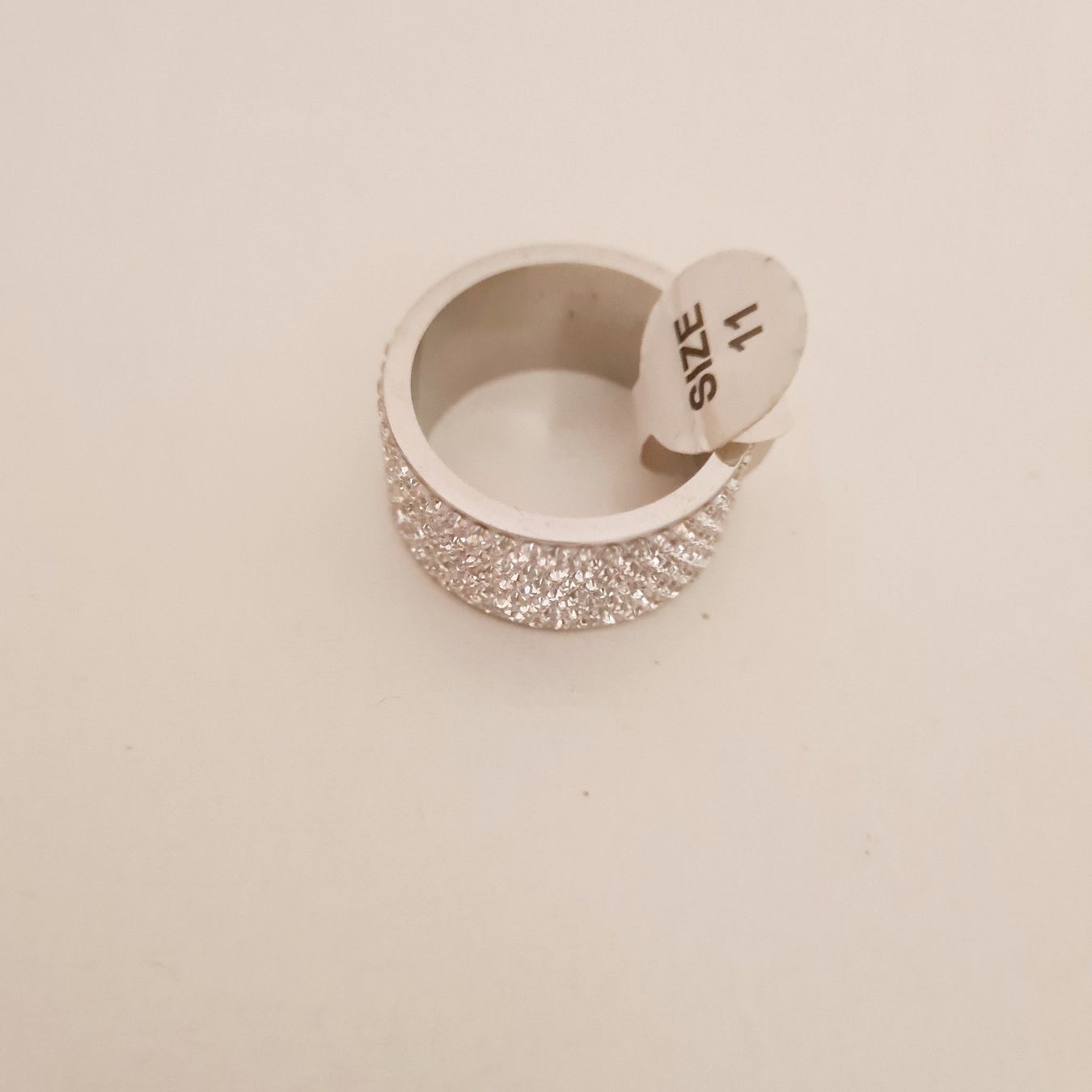 Anelli: Edelstahl Ring Grösse 64 NEU – Nuovo e nell'imballaggio originale da Lyss venduto da waldfee10 1