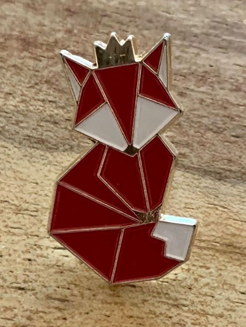 Placchette & Badge: Pin  Fuchs Origami Style – Nuovo e nell'imballaggio originale da Geneve venduto da vane267