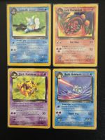 Pokémon Dark Set | Holo Arbok erreur + 4 autres cartes