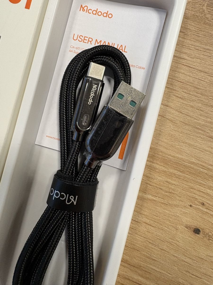 Cavi: Mcdodo USB-C Kabel, 5A Super Charge, Neu & Originalverpackt – Nuovo e nell'imballaggio originale da Oetwil am See venduto da tomacar 5