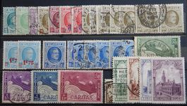 Belgien ex. Kat. 215-249 */(*)/gest. 1926/28