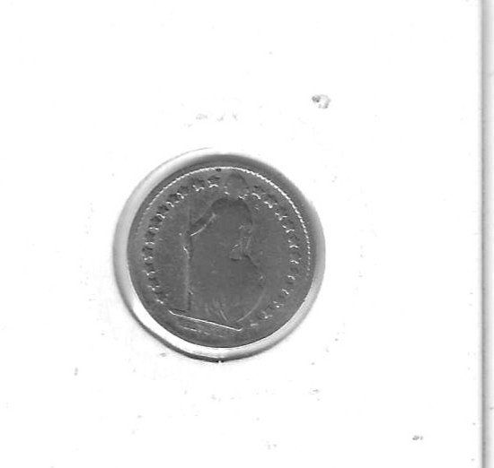Tutti le monete: Monnaie Suisse: 0.50 ct 1904 – Usato da Muraz (Collombey) venduto da Resine 1