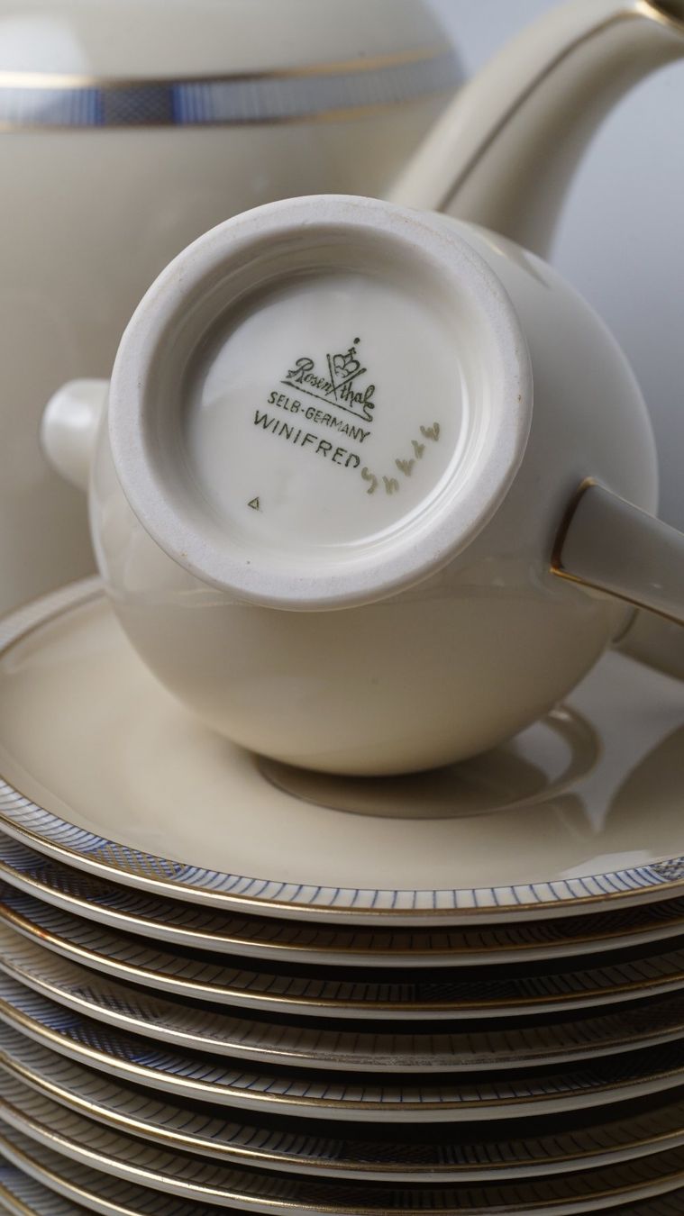 Rosenthal Set di piatti: Service à thé Art Déco Rosenthal – Usato da Carouge GE venduto da Gwendoline2016 3