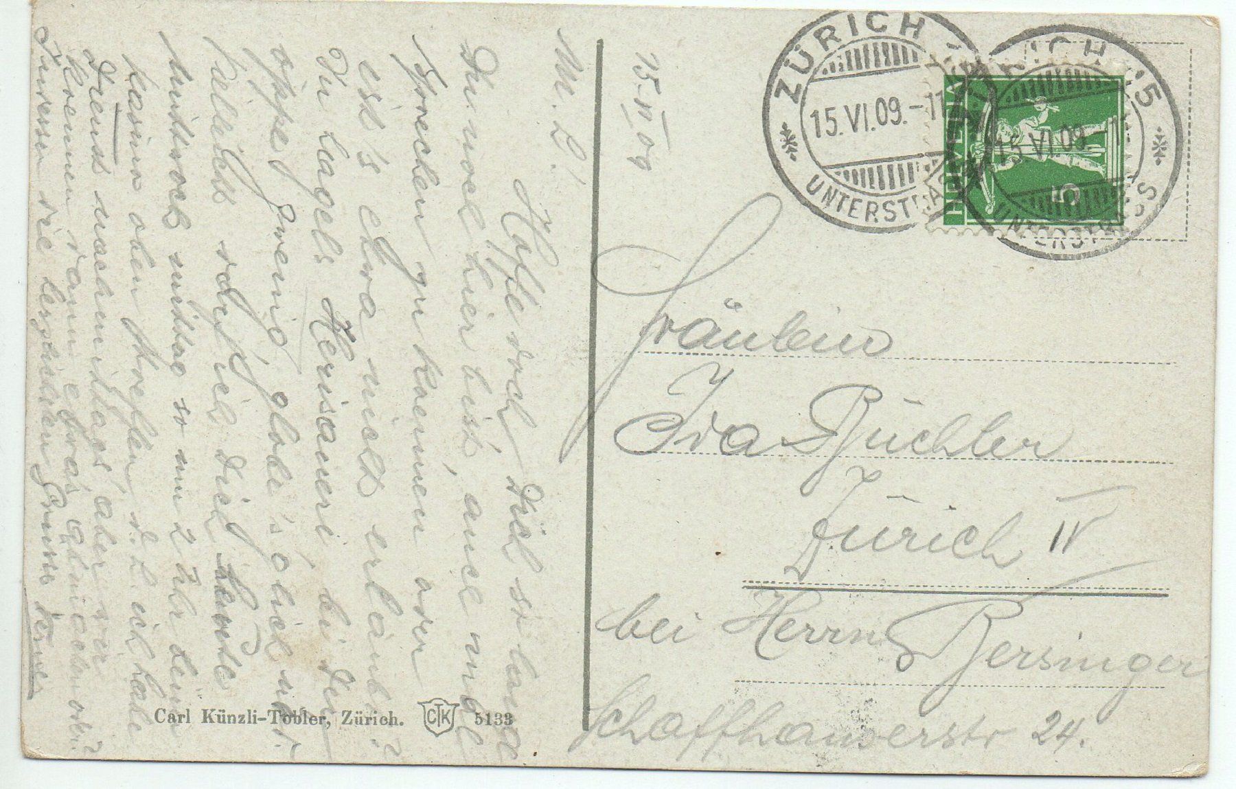 Cartoline postali: ZÜRICH Rathausquai – Usato da Jona venduto da philajona 1