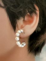✨ Korean Style Süßwasserperlen Creolen ✨