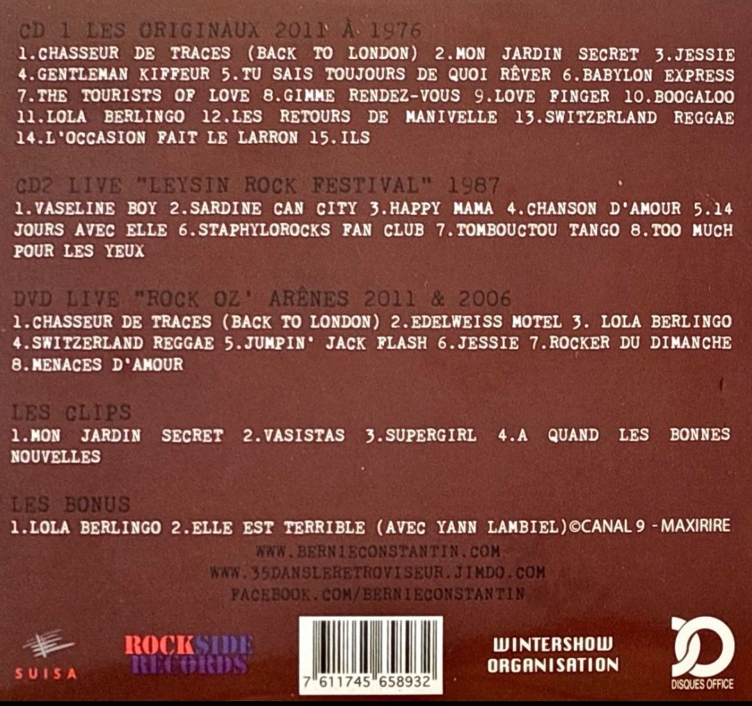 CD: Compilation Bernie Constantin - 35 dans le rétroviseur – Nuovo e nell'imballaggio originale da Lausanne venduto da jeko8693 1