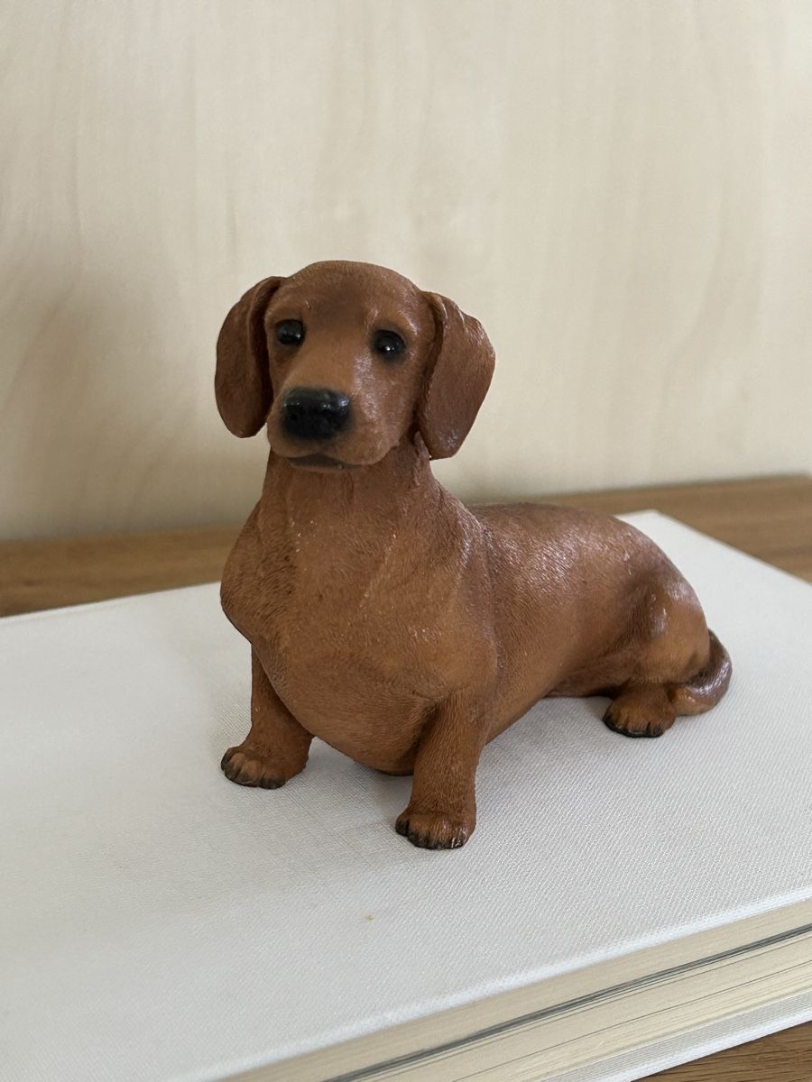 Statuette: Castagna Dackel/Teckel, 1988 Resin Figur – Usato da Wettingen venduto da Mmccl