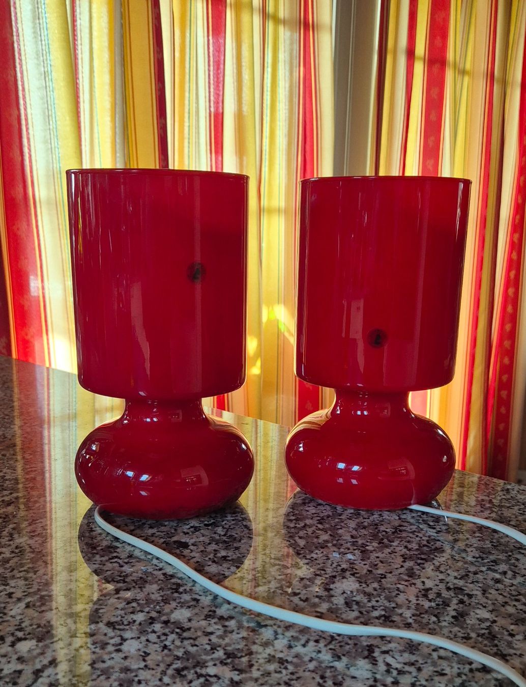 Ikea Lampade: 2x IKEA Lykta Tischlampen in rot – Usato da Neerach venduto da SilliS