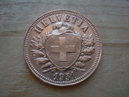 (M1) 2 Rappen 1931  VZ