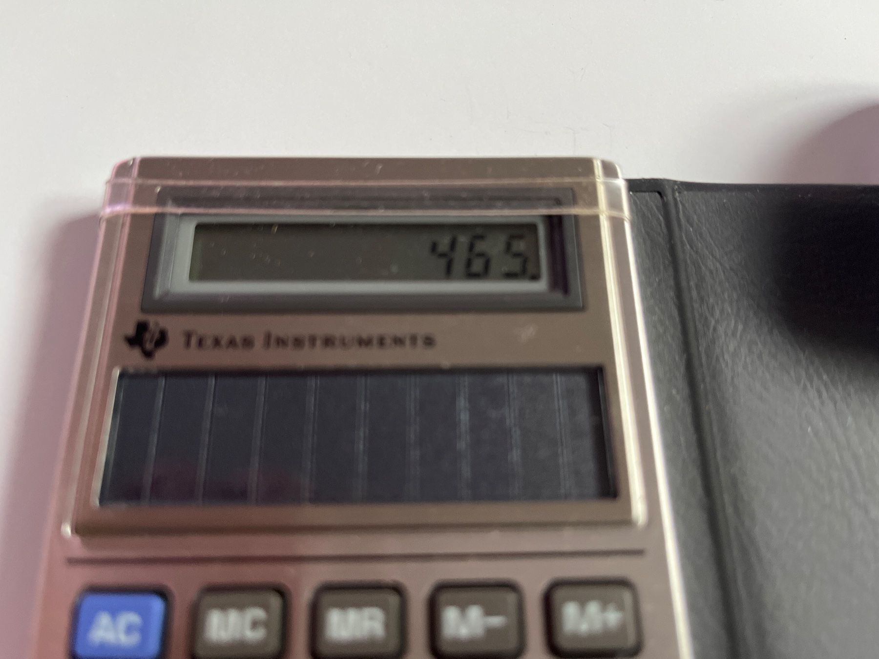 Texas Instruments Calcolatrici tascabili: Rechner Texas Instruments TI-1766 - Jg 1981 – Usato da Zollikofen venduto da pico27 2