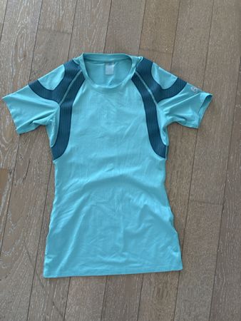 Odlo sports shirt light blue size S functional fabric