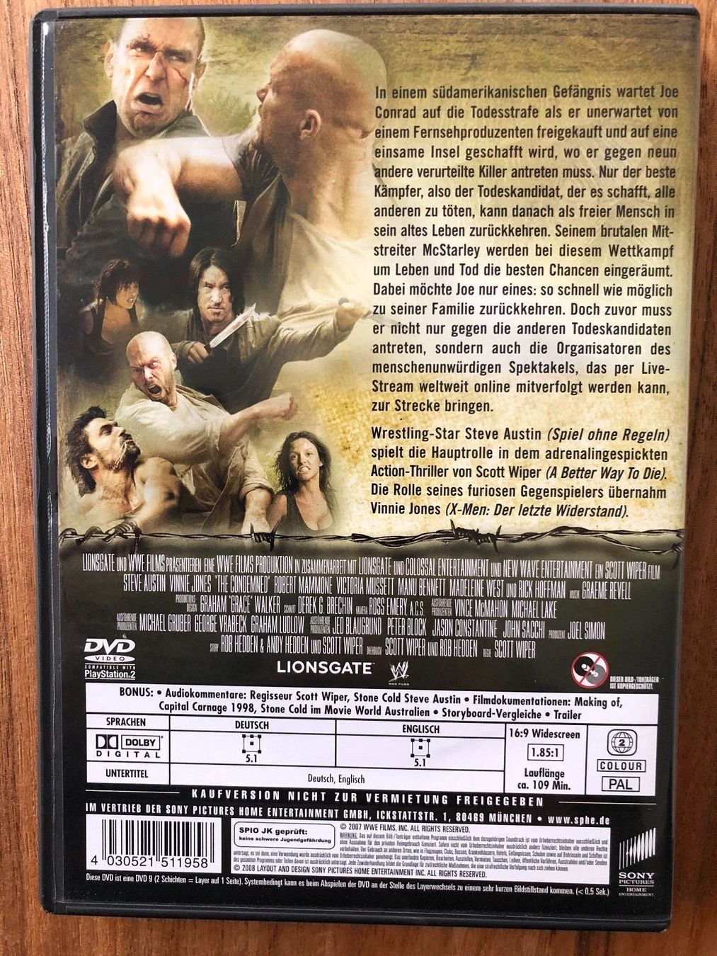 Tutti i DVDs: DVD Die Todeskandidaten – Usato da Belp venduto da brb66 1