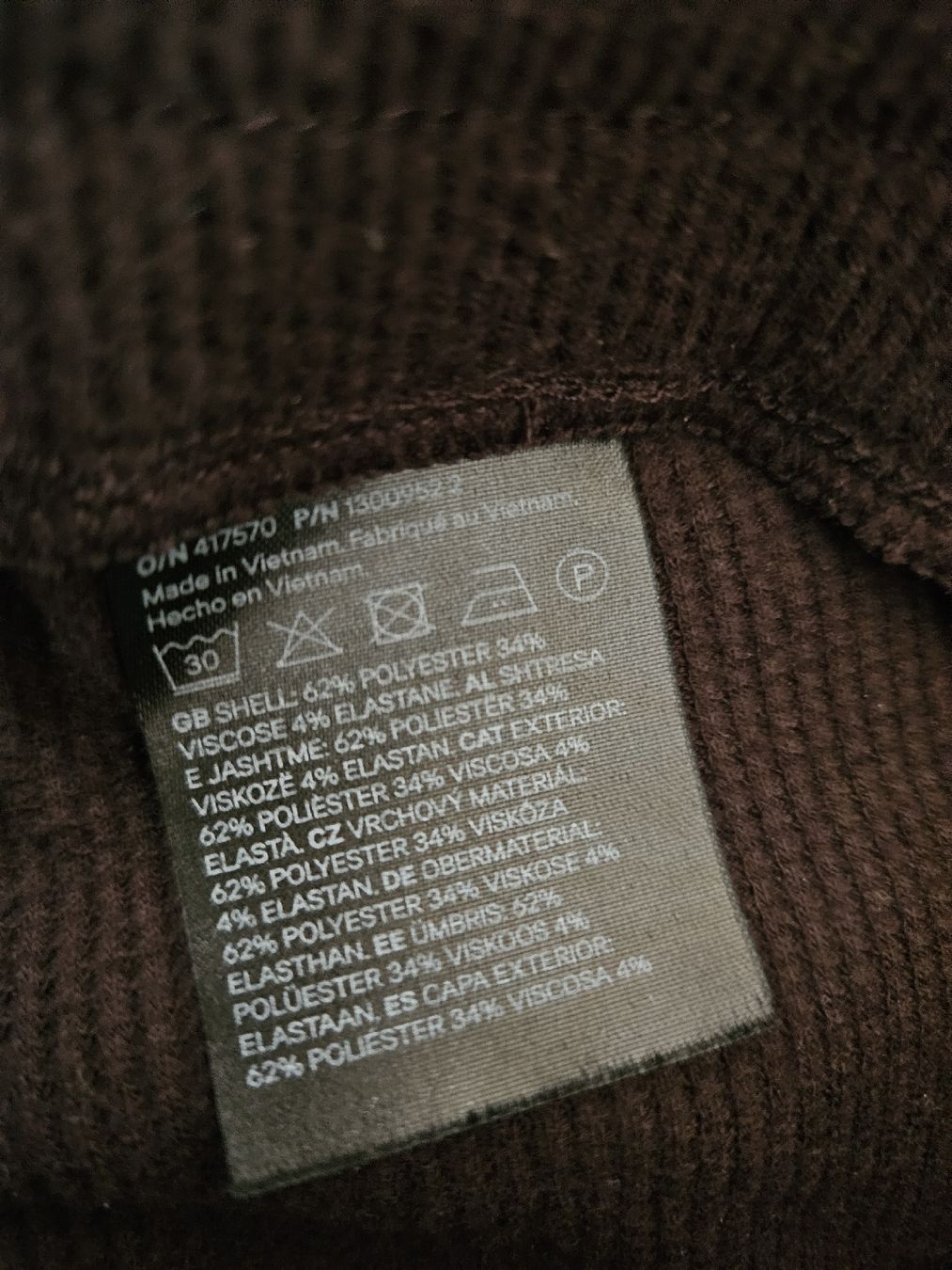 H&M Pantalons: H&M Basic Hose, Grösse XXS, weites Bein Braun – Neuf (Voir description) à Anwil par tamoos 4