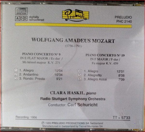CD: Stuttgart Symphony Orchestra - conduct Carl Schuricht – Usato da Unterbäch venduto da niquz 1