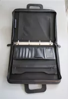 Konferenzmappe / Aktentasche schwarz mit Ringbuch, neuwertig