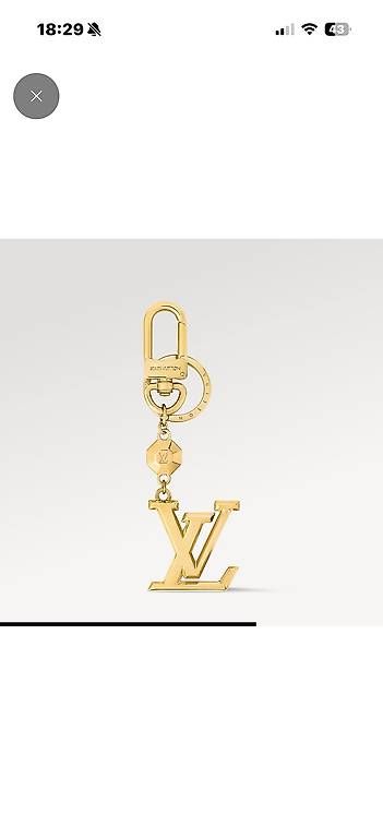 Louis Vuitton Portachiavi: LV Facettes Schlüsselanhänger – Nuovo e nell'imballaggio originale da Basel venduto da SibylleP 2