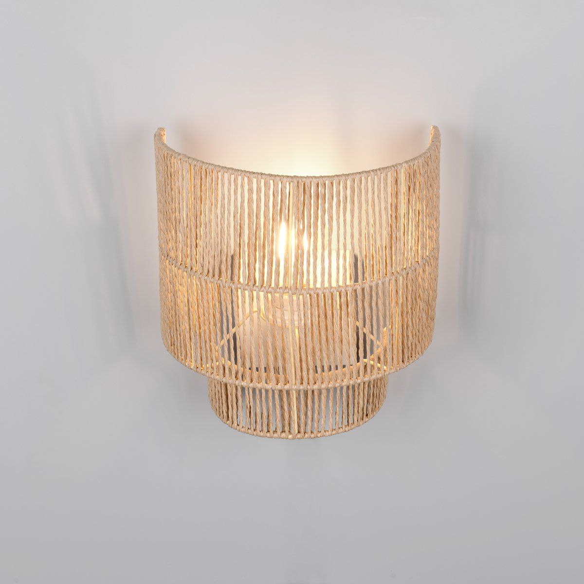 Lampade: Wandleuchte, Papiergarn, 25 cm Höhe – Nuovo (secondo la descrizione) da Kreuzlingen venduto da Smart-Light 6