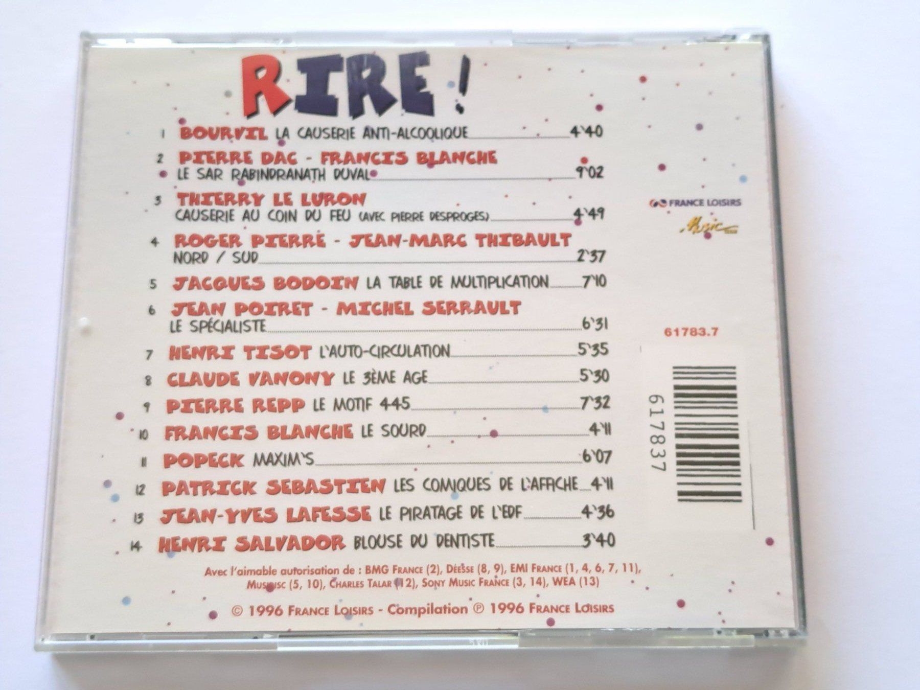 CDs: CD Compilation Humour - Rire ! – D'occasion à Pully par bro_n52j 1