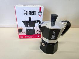 Bialetti Moka Express Kaffeemaschine schwarz neu 60ml