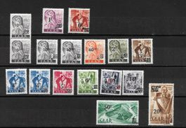 Lot Saarland 1947 mit Überdruck; 2 davon mit Prüfzeichen