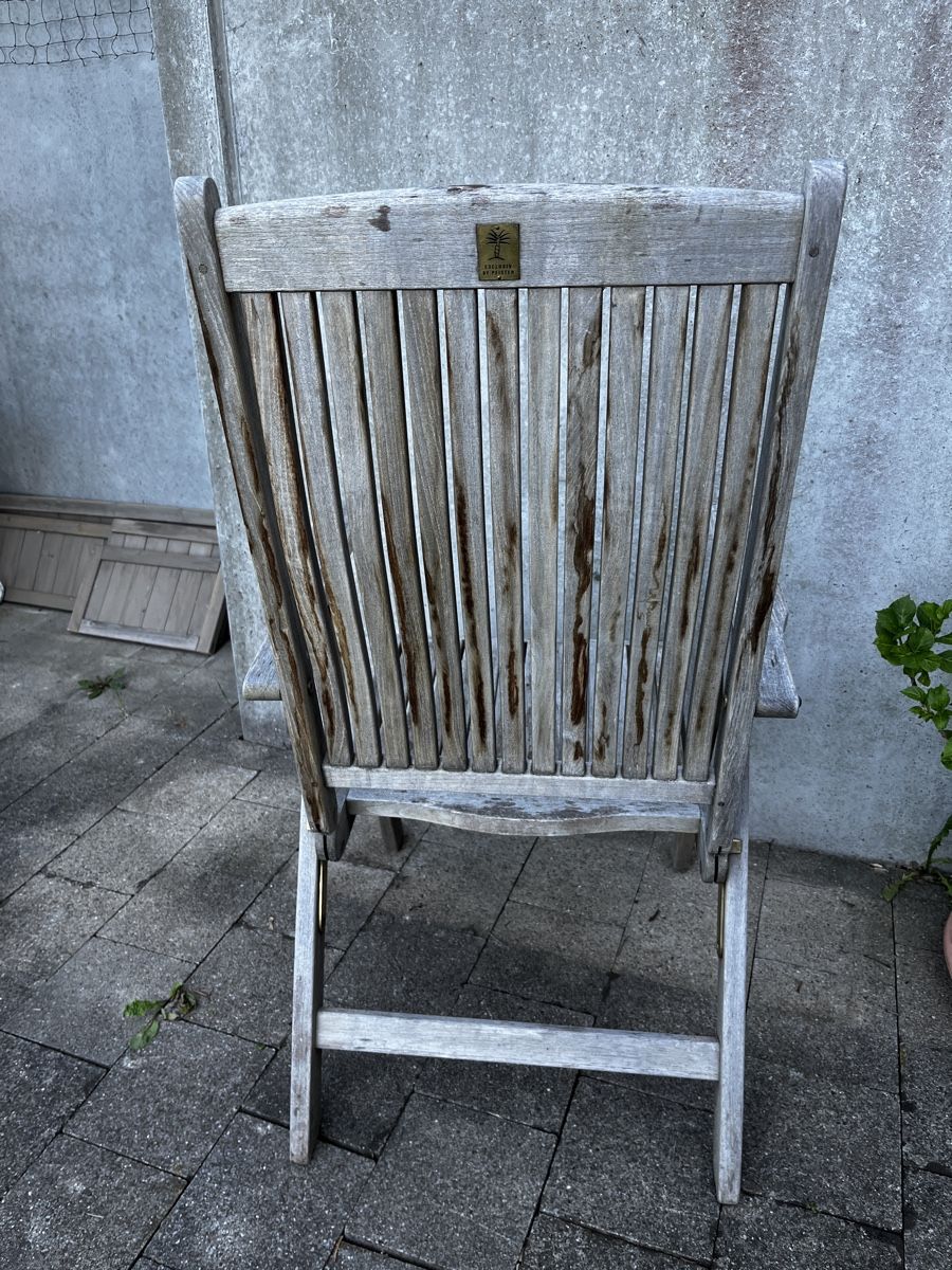 Pfister Sedie: Garten Stuhl Teak Möbel Pfister – Usato da Winterthur venduto da Sabbia99 1