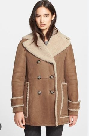 BURBERRY BRIT Shearling Schaffell JACKE, TOP!