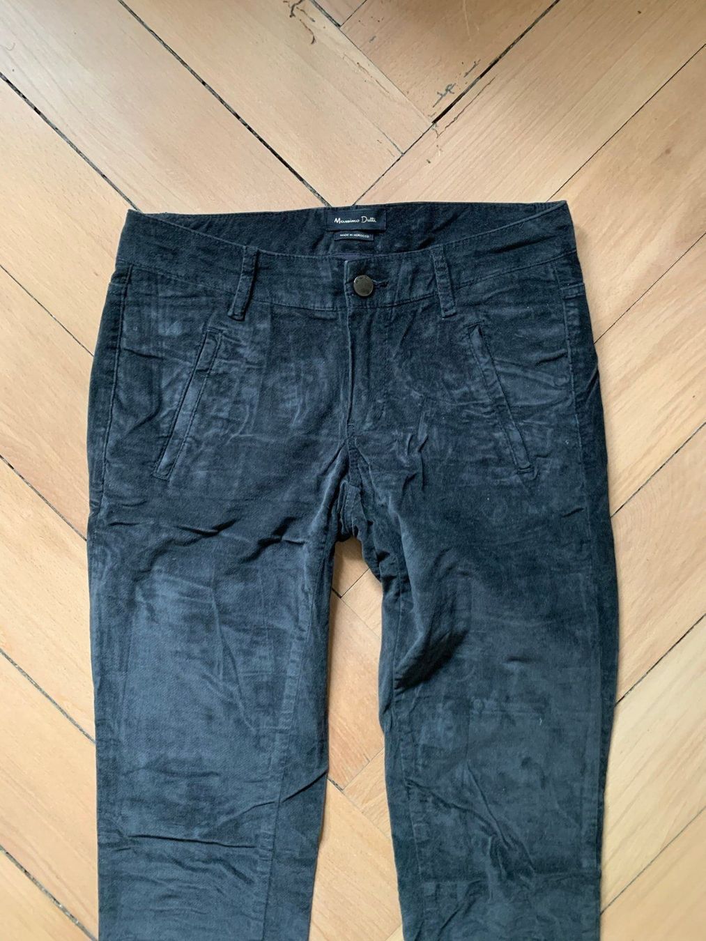 Massimo Dutti Hosen: MASSIMO DUTTI - Samthose dunkelgrau XS – Gebraucht aus Zürich von Diazaio 1