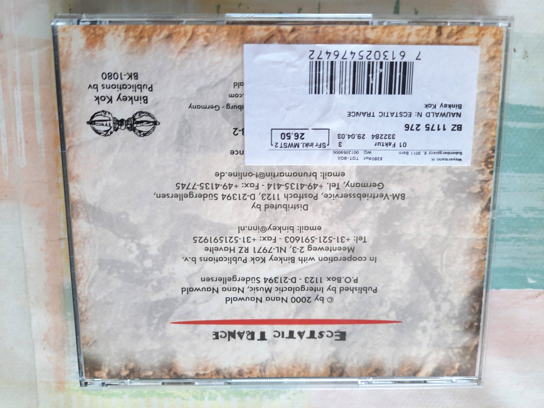 CDs: Cd Ecstatic trance – D'occasion à Pully par bro_n52j 3