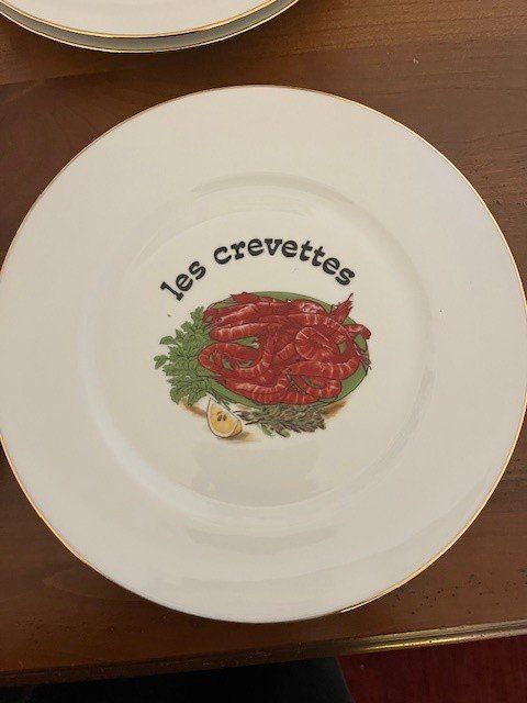 Set di piatti: Service assiettes + plat pour les crustacés – Usato da Gland venduto da chr_h8qc 3