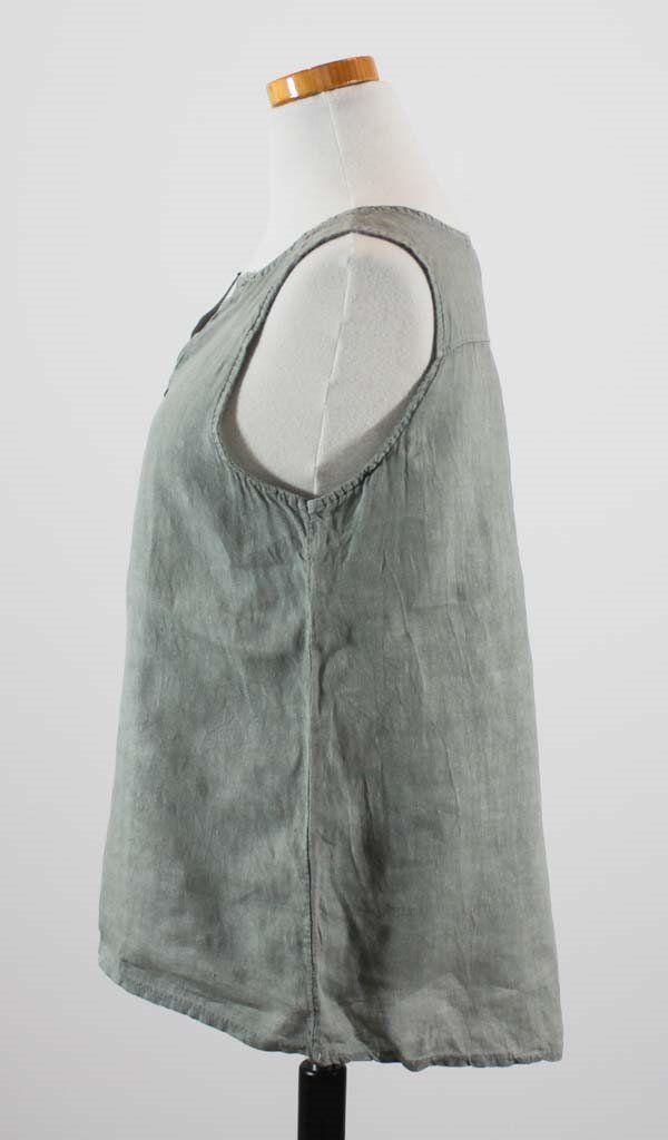 Tops: MADE IN ITALY Leinen-Top Gr. One Size – Gebraucht aus Belp von caramel-secondhand 4