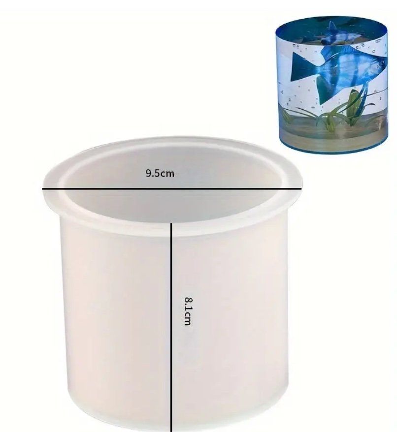 Teglie da forno: Giessform Silikonform Kerzenform Zylinder 8 x 8 cm – Nuovo e nell'imballaggio originale da Kaltbrunn venduto da schere-stein-papier