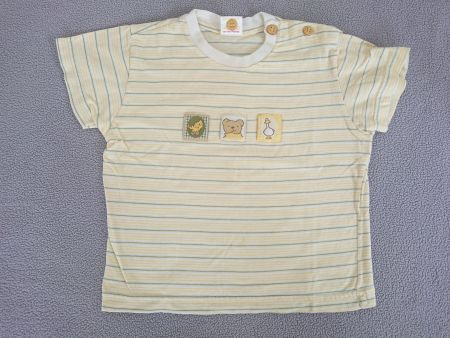 Baby Boy T-Shirt TCM Gr. 74/80 9-12Mt Gelb 100% Baumwolle