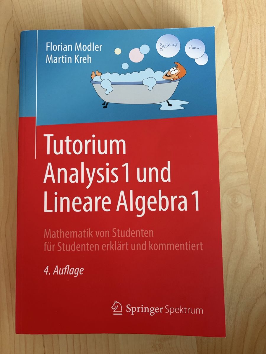 Bücher: Tutorium Analysis 1 und Lineare Algebra 1 – Gebraucht aus Toffen von cena_st