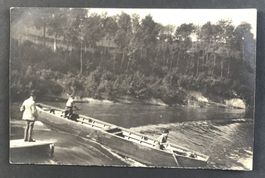 ANSICHTSKARTE UNTERES WETTINGENWEHR 1921