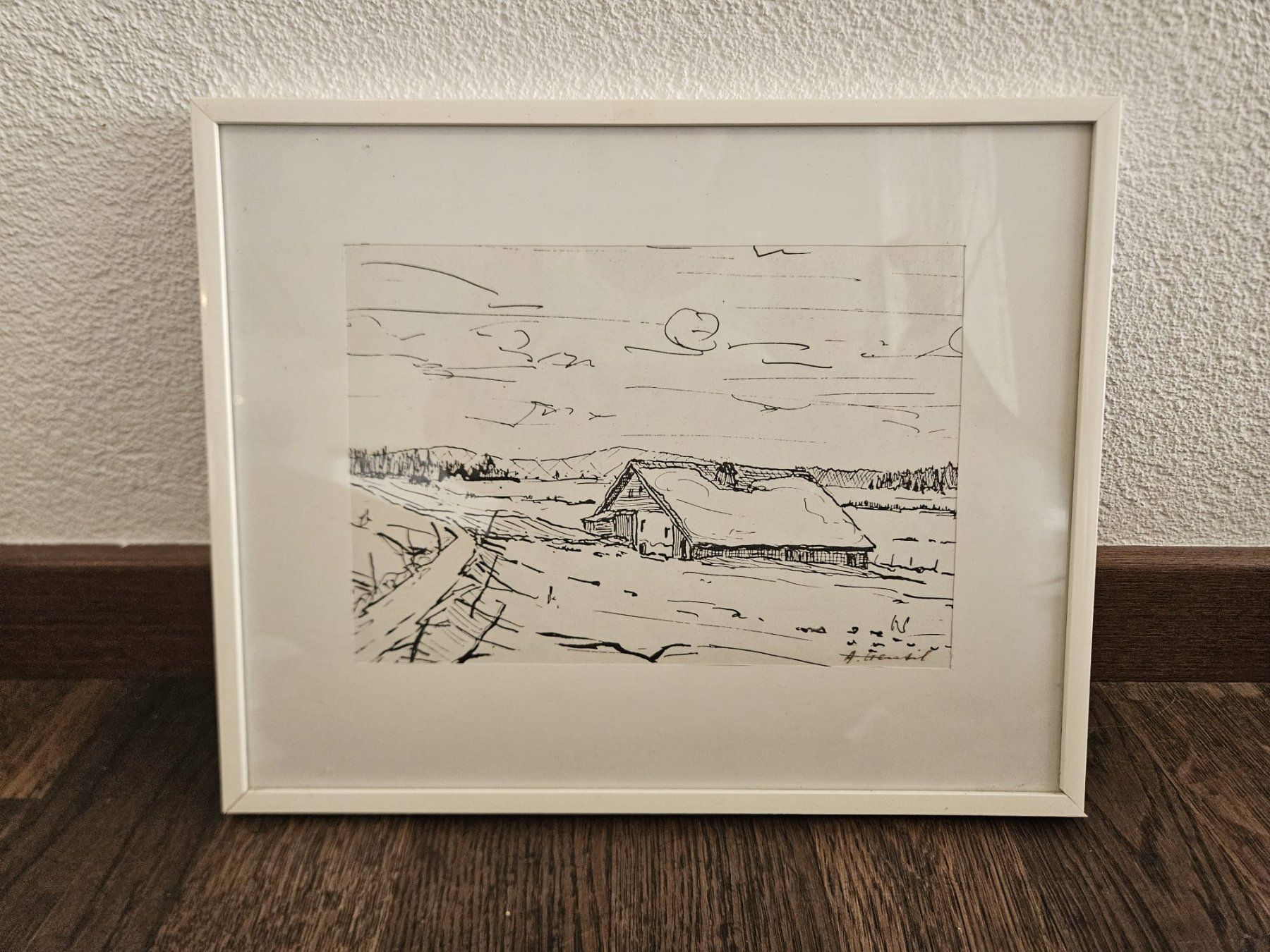 Dipinti: Gemälde Winterlandschaft von Andre Gentil – Usato da Birr venduto da DisDas