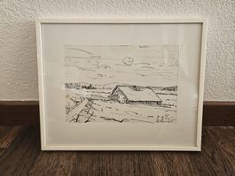 Gemälde Winterlandschaft von Andre Gentil