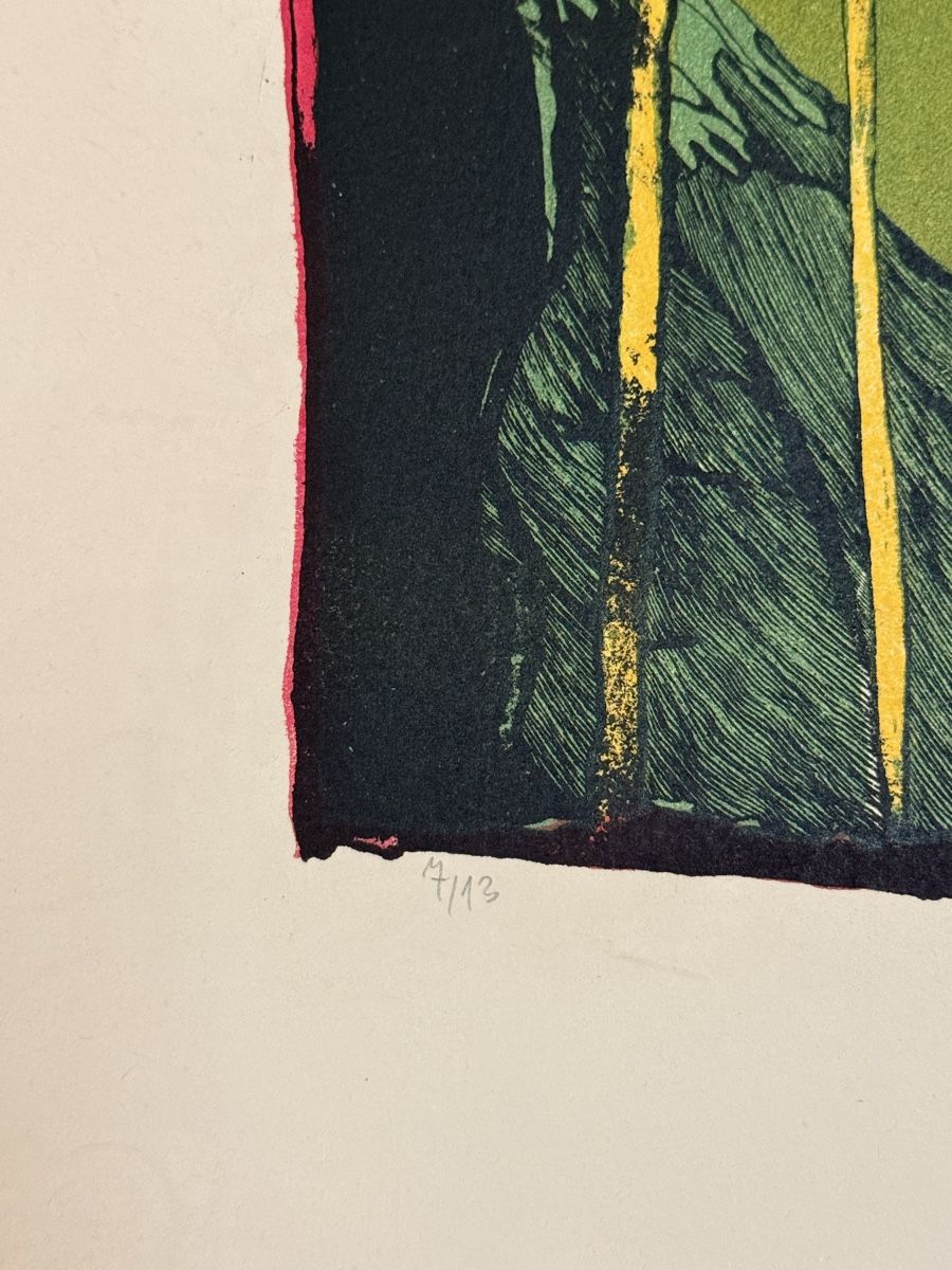 Grafica & Litografie: Christa Pyroth 1968 - Lithographie – Usato da Solothurn venduto da NUVICO 4