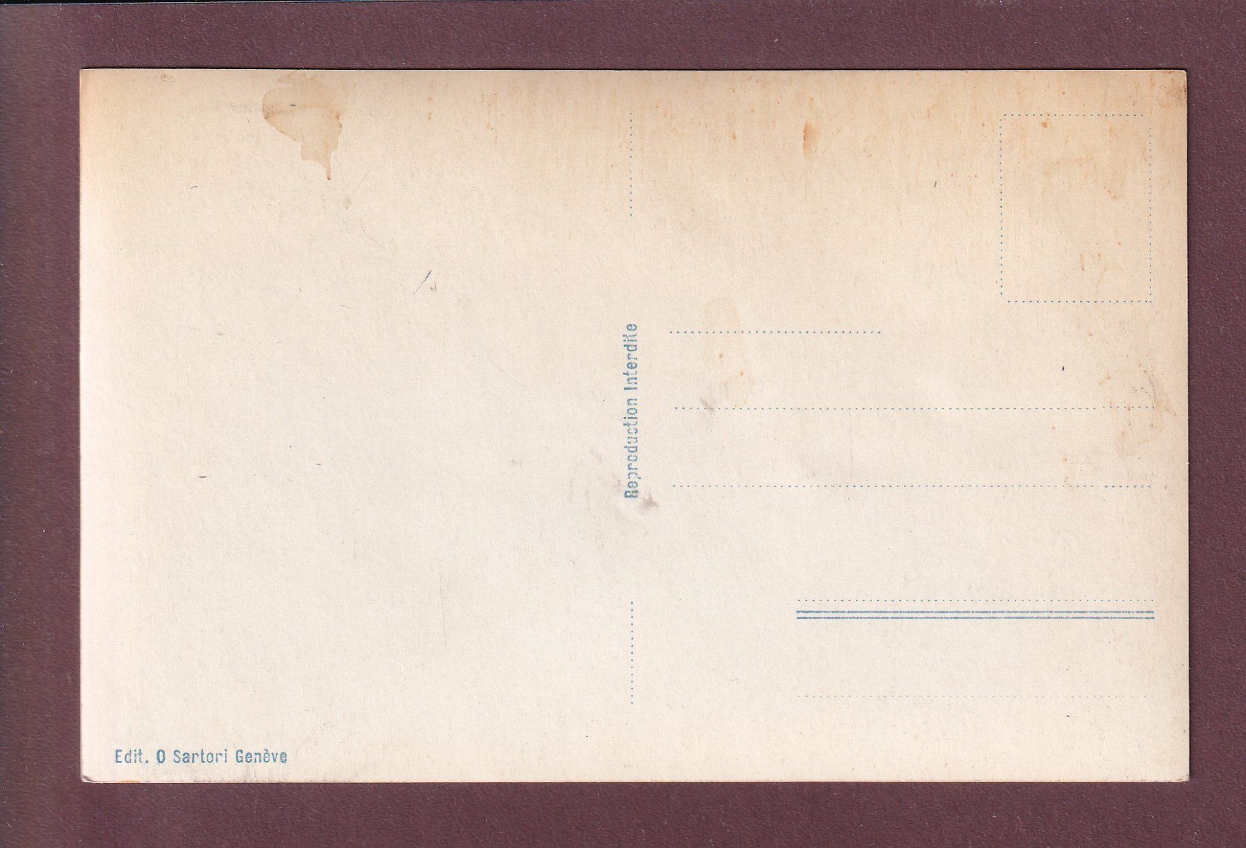 Cartoline postali: LAUSANNE - Ouchy - Château – Usato da Pully venduto da nicecards 1