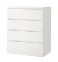 Weisse Kommode 4 Schubladen – Ikea MALM