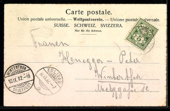 Cartes postales: AK Eglisau, Ansicht der Mittelgasse – D'occasion à Berlin par bartko-reher 1