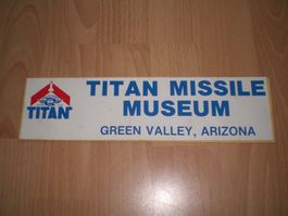Aviatik Aufkleber Titan Missile Museum