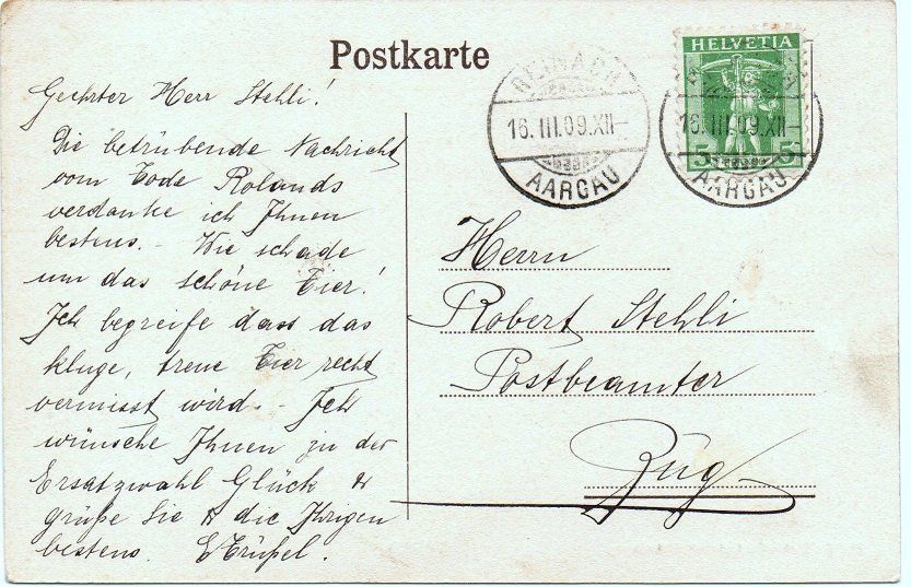Cartoline postali: REINACH – Usato da Jona venduto da philajona 1
