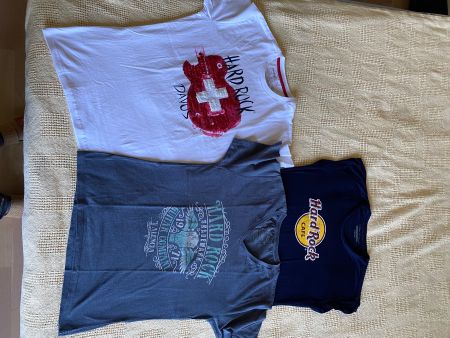 T-Shirts Hard Rock 3 Stk. Grösse L guter Zustand
